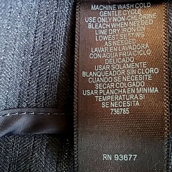 Bisou Bisou Skirt Gray Pencil with Dropped Peplum Flounce Details Qualit… - Picture 10 of 10